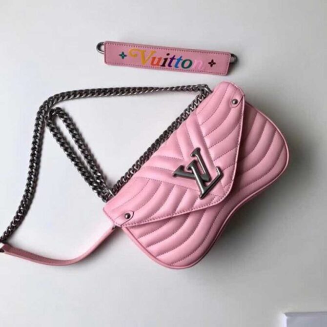 Louis Vuitton Replica New Wave Chain Bag PM/MM M51933 Pink 2018