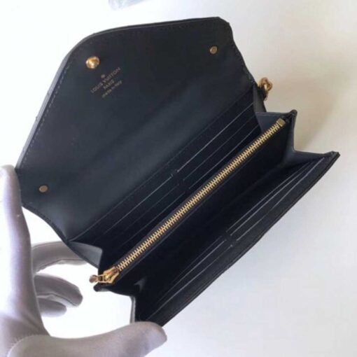 Louis Vuitton Replica New Wave Long Wallet in Calfskin M63298 Black