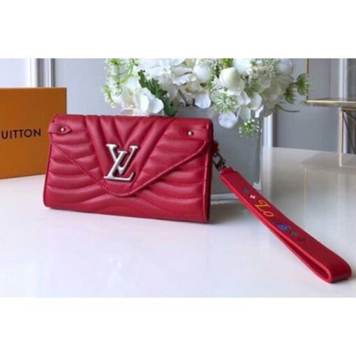 Louis Vuitton Replica New Wave Long Wallet in Calfskin M63298 Red