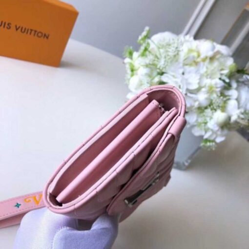 Louis Vuitton Replica New Wave Long Wallet in Calfskin M63729 Pink