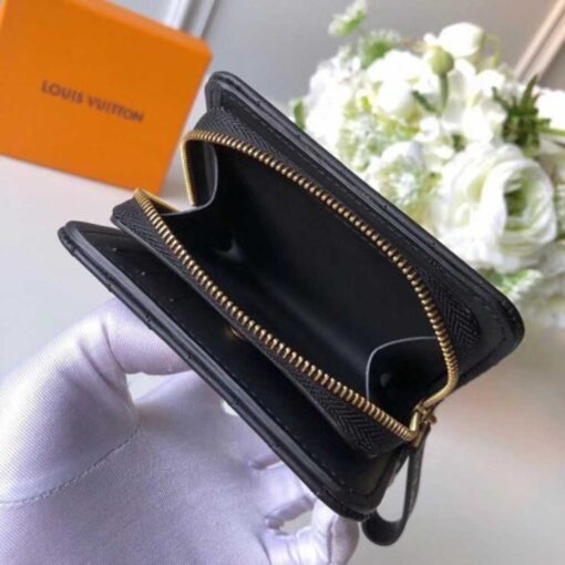 Louis Vuitton Replica New Wave Zippy Short Wallet M63789 Black