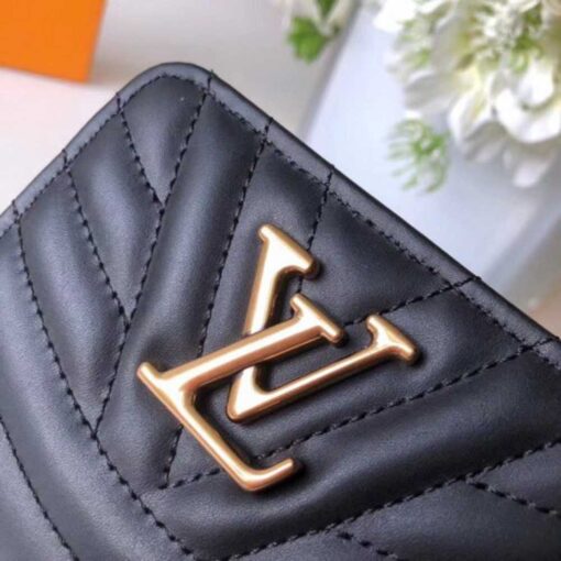 Louis Vuitton Replica New Wave Zippy Short Wallet M63789 Black