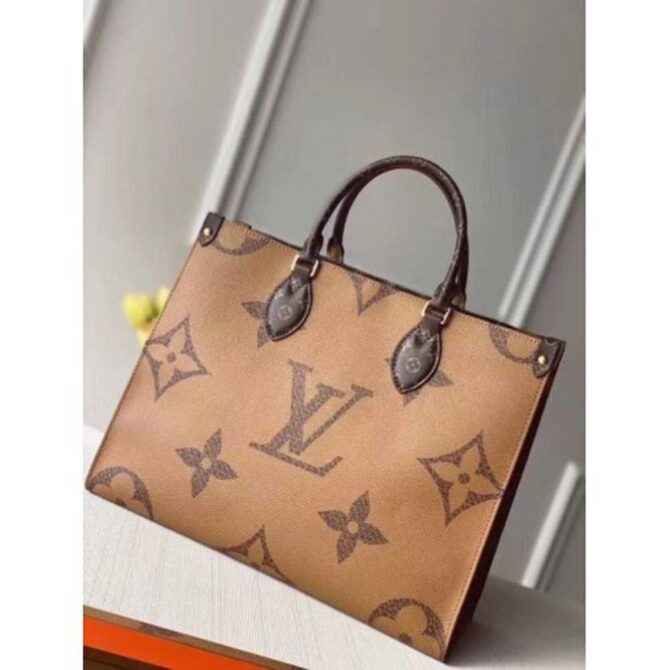Louis Vuitton Replica Onthego MM Bag Giant Monogram Reverse M45321