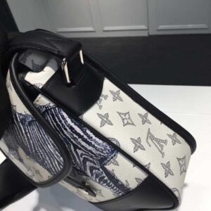 Louis Vuitton Replica Original Leather Zebra  Print  Men’s Mini Shoulder Bag M54246 White 2017