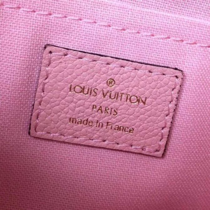 Louis Vuitton Replica Pallas Clutch on Chain M44037 Pink 2017