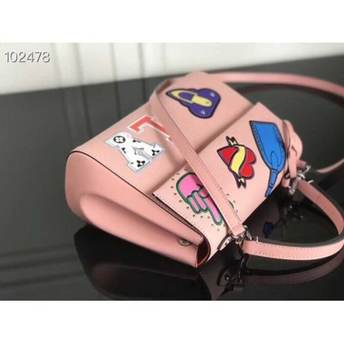 Louis Vuitton Replica Patches Stickers Epi Cluny BB Bag M52484 Pink 2019