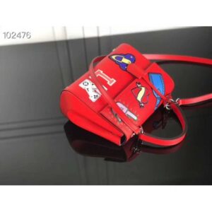 Louis Vuitton Replica Patches Stickers Epi Cluny BB Bag M52484 Red 2019