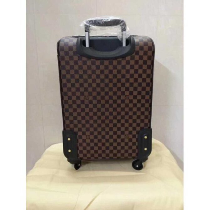 Louis Vuitton Replica Pégase Légère 58 Damier Ebene Canvas Business Rolling Luggage Coffee