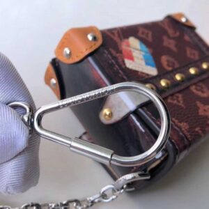 Louis Vuitton Replica Petite Malle Mini Box Clutch/Bag Charm Monogram