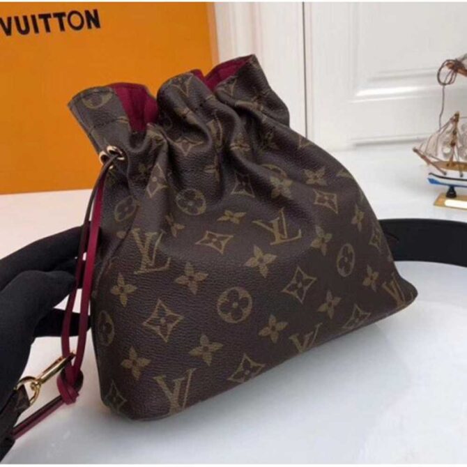 Louis Vuitton Replica Poche Noe MNG Shoulder Bucket Bag M43445 Monogram Canvas 2018