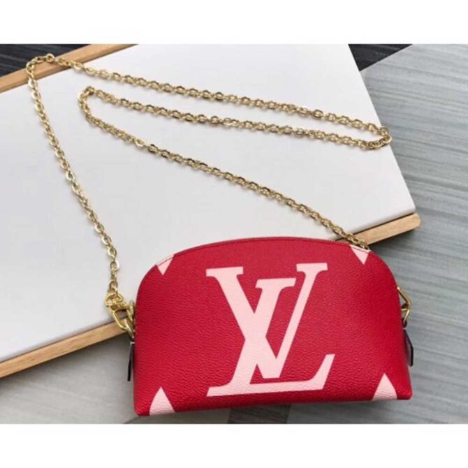 Louis Vuitton Replica Pochette Cosmetique Cosme XL Bag with Chain M67694 Rouge