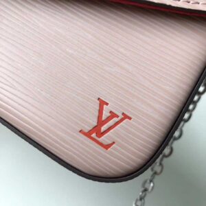 Louis Vuitton Replica Pochette Félicie Chain Pouch M62982 Pink Epi leather 2018