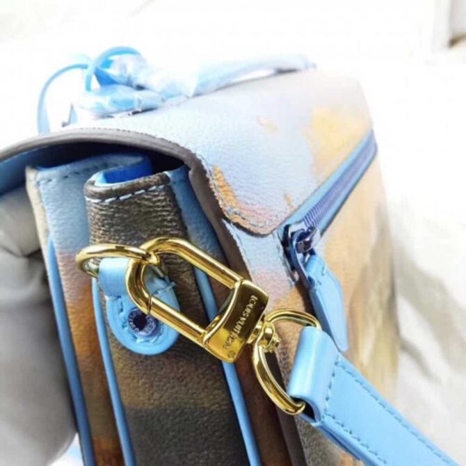 Louis Vuitton Replica Pochette Metis Messenger Bag M53503 Blue/Gold 2018