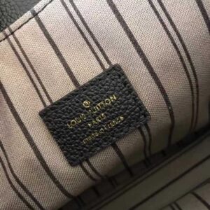 Louis Vuitton Replica Pochette Metis Monogram Empreinte Leather Bag M41487 Noir