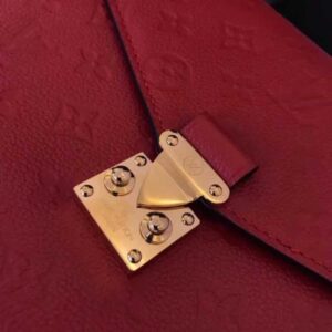 Louis Vuitton Replica Pochette Metis Monogram Empreinte Leather Bag M41488 Red