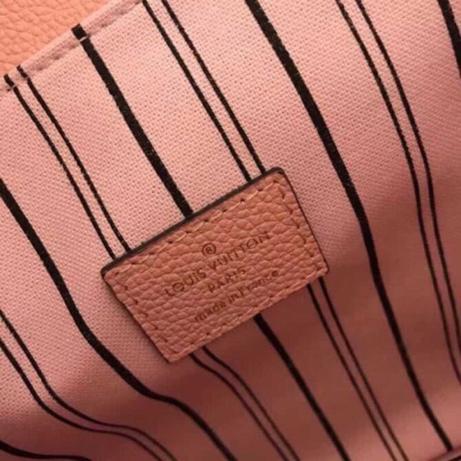 Louis Vuitton Replica Pochette Metis Monogram Empreinte Leather Bag M44018 Pink