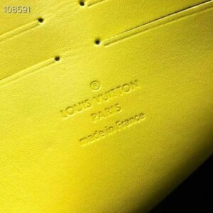 Louis Vuitton Replica Pochette Voyage MM Bag Damier Graphite Canvas N60107 Yellow Stripe