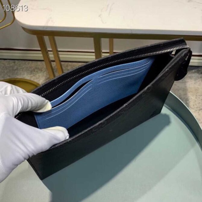 Louis Vuitton Replica Pochette Voyage MM Bag Epi Leather M67899 Black