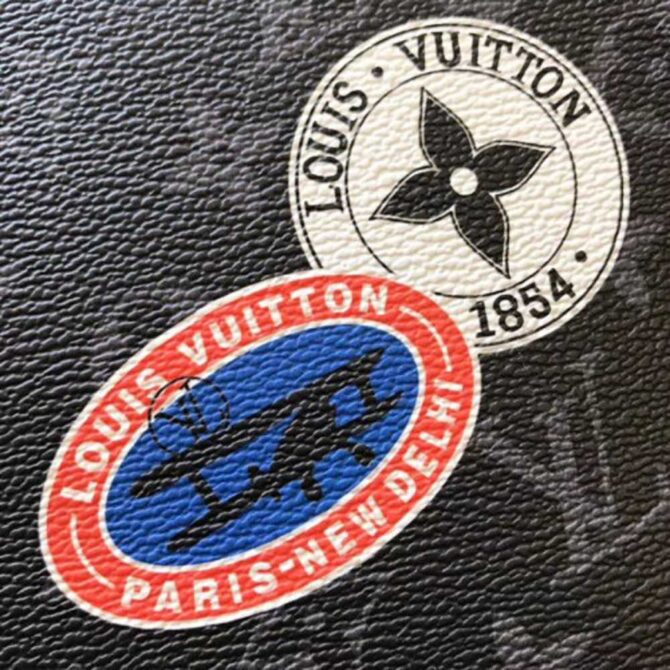 Louis Vuitton Replica Pochette Voyage MM Bag Monogram Eclipse Canvas LV Replica League 2018