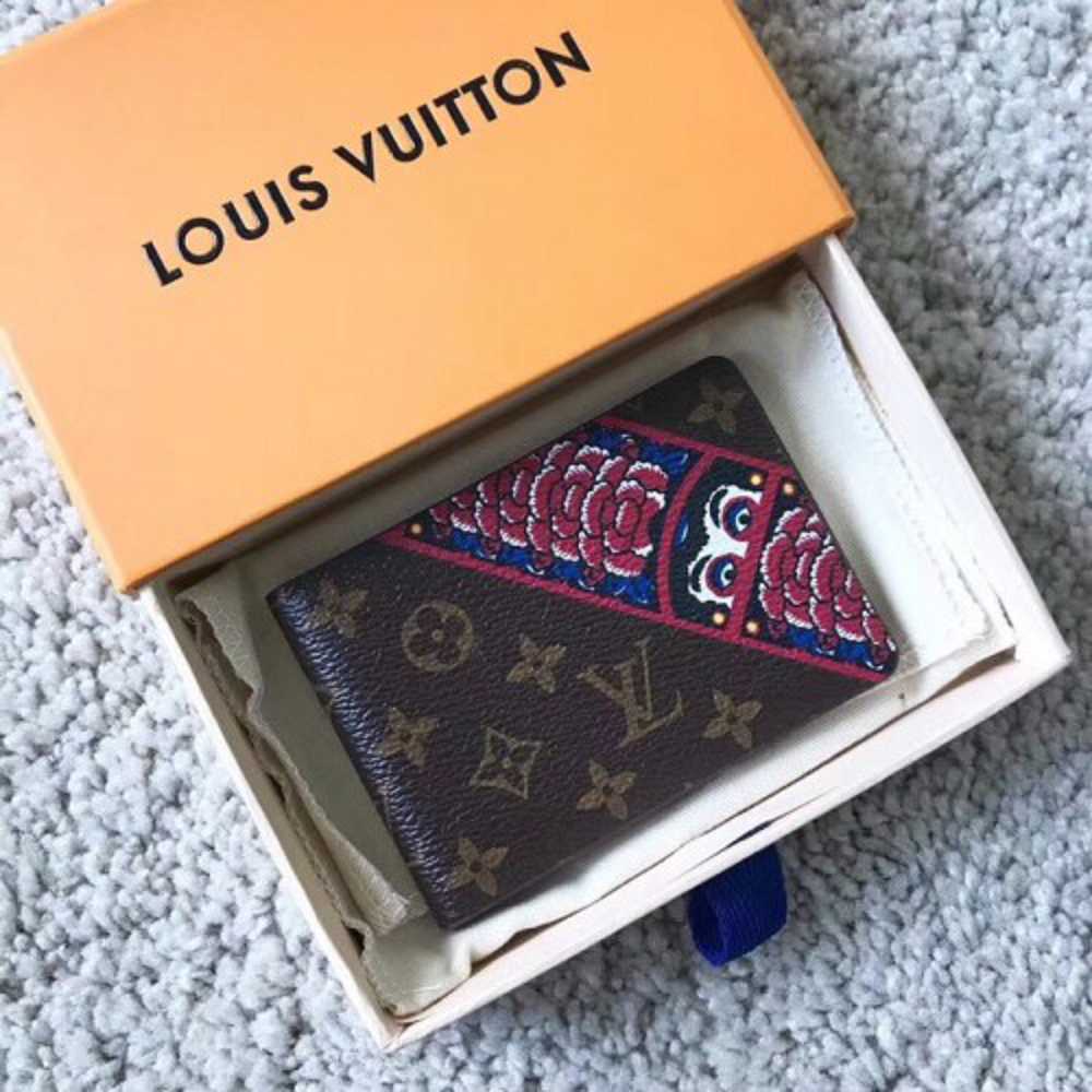 Louis Vuitton Pocket Organizer Monogram Ink Upside Down Navy in
