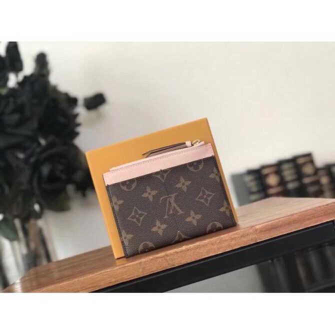 Louis Vuitton Replica Porte-Cartes Monogram Canvas Card Holder M62257 Pink