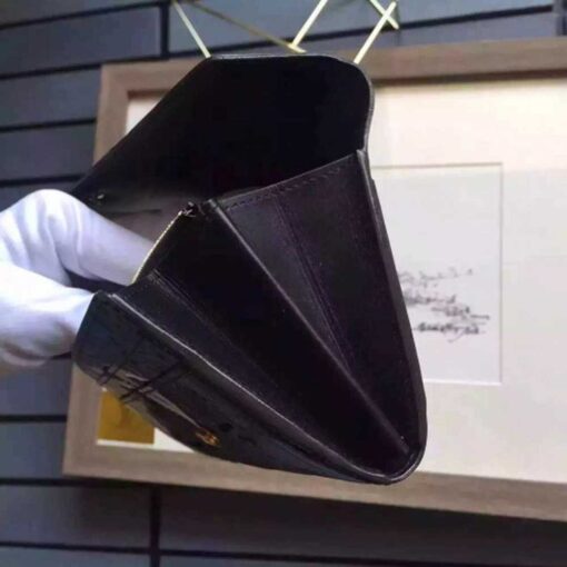 Louis Vuitton Replica SARAH WALLET MONOGRAM VERNIS Black