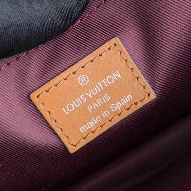 Louis Vuitton Replica Sac Tricot Bag Monogram Vernis Leather Burgundy M44371 2019