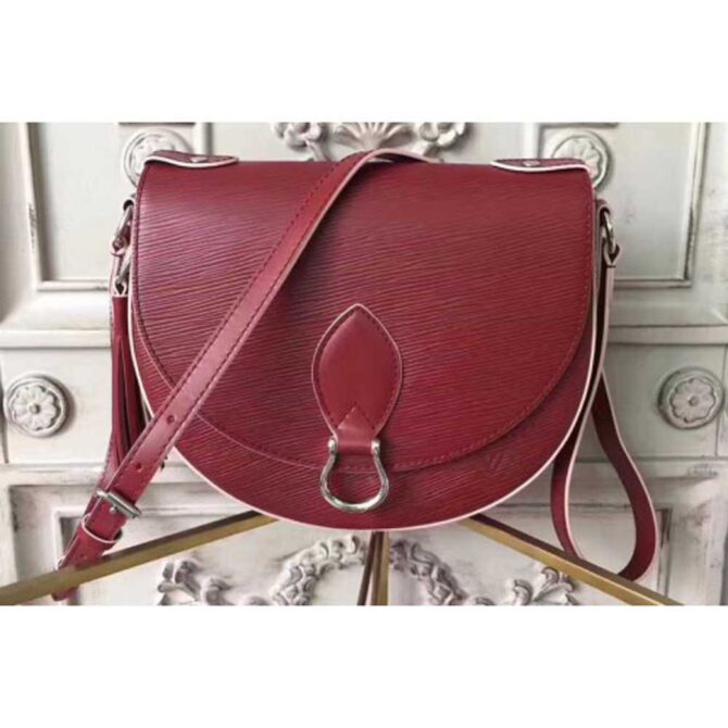 Louis Vuitton Replica Saint Cloud in Epi leather Bags M54155 Red