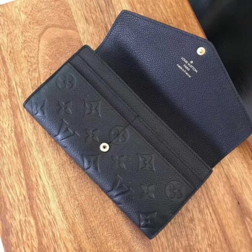 Louis Vuitton Replica Sarah Monogram Empreinte Leather Wallet M61181 Black