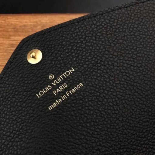 Louis Vuitton Replica Sarah Monogram Empreinte Leather Wallet M61181 Black