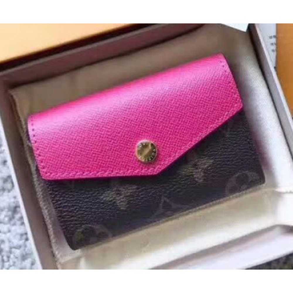 Louis Vuitton Replica Sarah Multicartes Wallet M61273 Hot Pink - AAAReplica