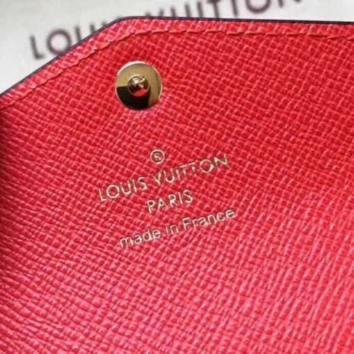 Louis Vuitton Replica Sarah Multicartes Wallet M61274 Red Coquelicot