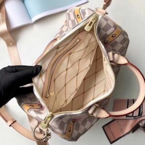 Louis Vuitton Replica Summer Trunks Damier Azur Canvas Speedy Bandouliere 30 Bag N41063 2018