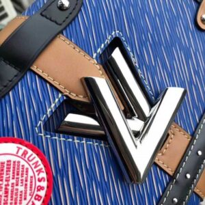 Louis Vuitton Replica Summer Trunks EPI Twist MM Bag M54283 Denim Blue 2018