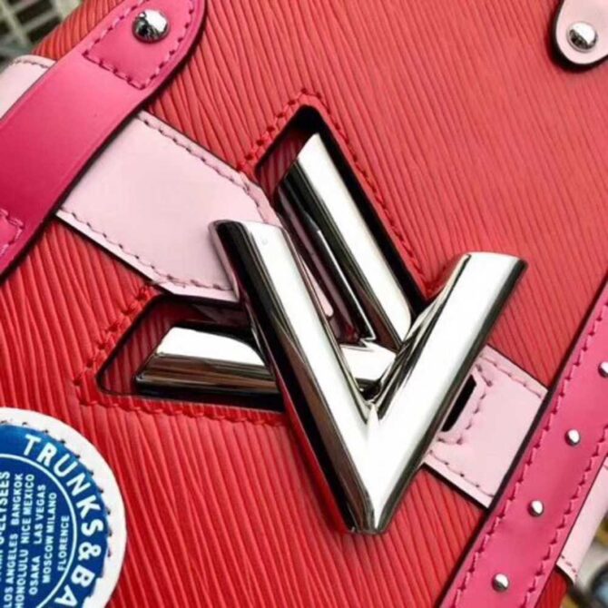 Louis Vuitton Replica Summer Trunks EPI Twist MM Bag Red/Fuchsia 2018