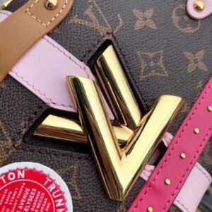 Louis Vuitton Replica Summer Trunks Monogram Canvas Twist MM Bag Fuchsia 2018