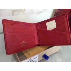 Louis Vuitton Replica Supreme X Epi Wallet Red 2017