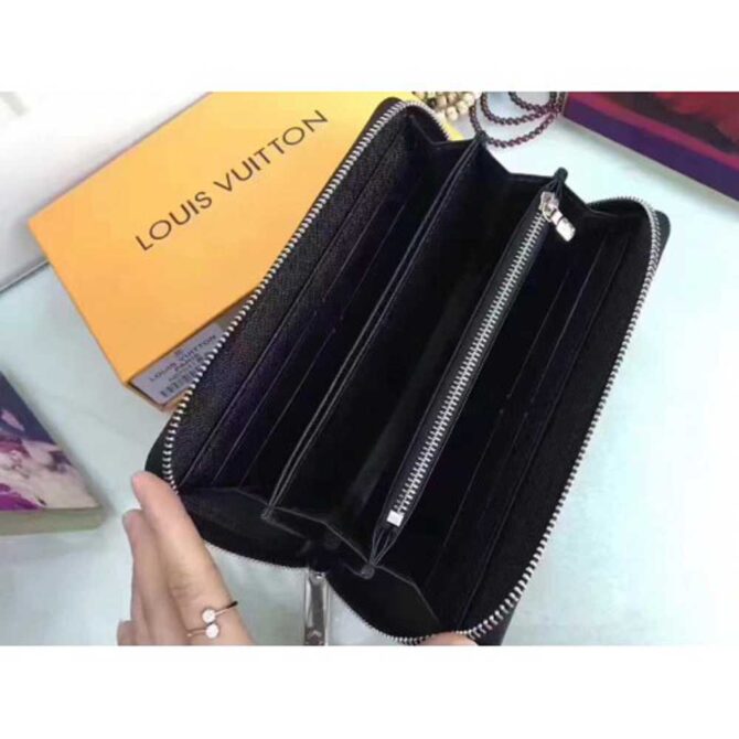 Louis Vuitton Replica Supreme X Epi Zippy Wallet Black 2017