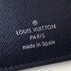 Louis Vuitton Replica Taiga Leather Two-fold Wallet With Hawaiian-Print Lining 2017