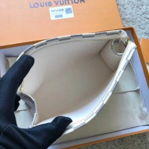 Louis Vuitton Replica Toiletry Pouch 19 Bag M47544 Damier Azur Canvas