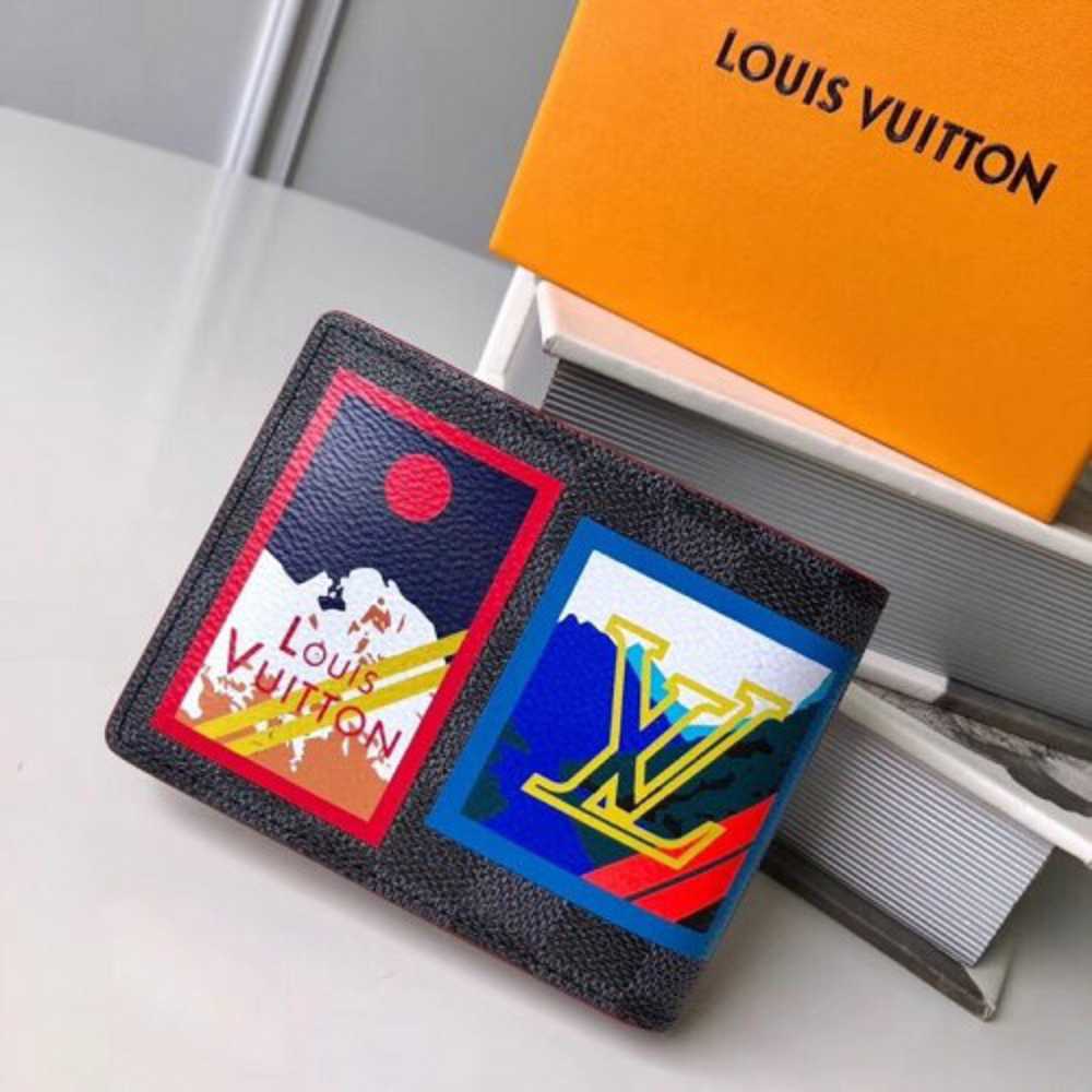 Louis Vuitton - Multiple Wallet Damier Graphite Canvas Stickers