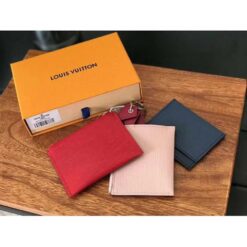 Louis Vuitton Replica Trio Epi Leather Wallet M62254 Blue/Pink/Red