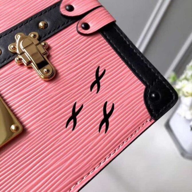 Louis Vuitton Replica Trunk Clutch in Epi Leather M51698 Pink 2018