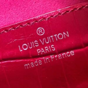 Louis Vuitton Replica Twist MM Bag in Embossed Leather M50280 Red 2018