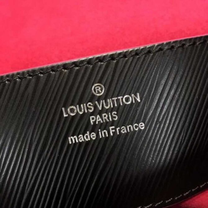 Louis Vuitton Replica Twist MM Bag in Epi Leather M50280 Black 2018
