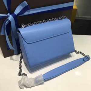 Louis Vuitton Replica Twist MM Bag in Epi Leather M50280 Blue 2018