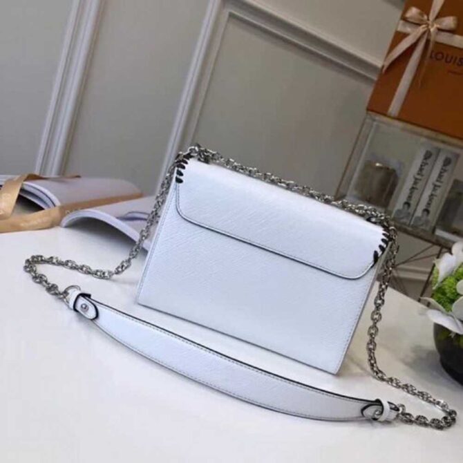 Louis Vuitton Replica Twist MM Bag in Epi Leather M53532 White 2018