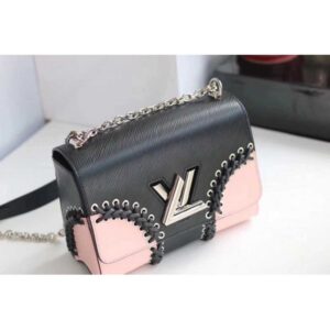 Louis Vuitton Replica Twist MM Bag in Epi Leather M54079 Black 2018