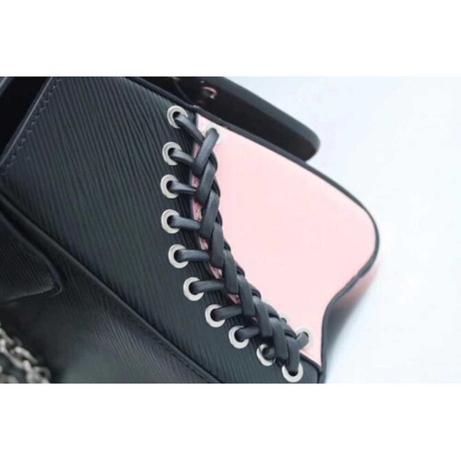 Louis Vuitton Replica Twist MM Bag in Epi Leather M54079 Black 2018