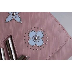 Louis Vuitton Replica Twist MM Shoulder Bag in Epi Leather M52131 Pink 2018